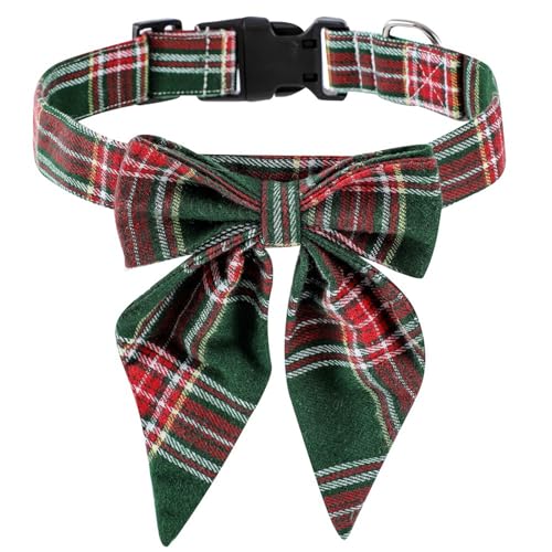ohodhmnu Weihnachts-Halsband für Hunde mit Schleife, Festival, Party, Haustierkostüm, Zubehör, Breakaway, Kätzchen, Urlaub ohodhmnu Weihnachts-Halsband für Hunde mit Schleife, Festival, Party, Haustierkostüm, Zubehör, Breakaway, Kätzchen, Urlaub von ohodhmnu