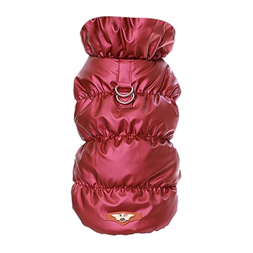ohodhmnu Winter-Hundemantel, pelziges Futter, wasserdicht, winddicht, Hunde-Schneeanzug, Hundemantel, Welpen-Outfit, einfach ohodhmnu Winter-Hundemantel, pelziges Futter, wasserdicht, winddicht, Hunde-Schneeanzug, Hundemantel, Welpen-Outfit, einfach von ohodhmnu