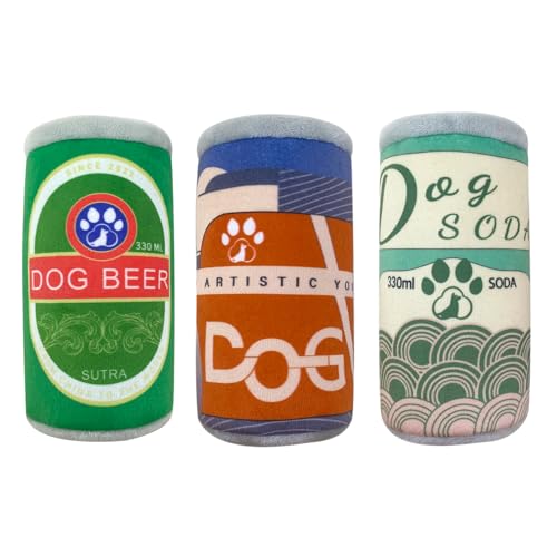 Quietschendes Hundespielzeug aus Plüsch – Hunde-Bier-Getränke-Form, interaktives Kauspielzeug für kleine/mittelgroße/große Hunde, gefülltes lustiges Hundespielzeug, ideal für Indoor-Heimspiele Quietschendes Hundespielzeug aus Plüsch – Hunde-Bier-Getränke-Form, interaktives Kauspielzeug für kleine/mittelgroße/große Hunde, gefülltes lustiges Hundespielzeug, ideal für Indoor-Heimspiele von okegztoa