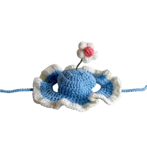 Dekorative Haustierhut Hund Katzen Kopfbedeckung Geburtstag Kostüm Gehäkelte Gestrickte Blumenhund Weihnachtshut Haustier Party Dekorative Haustierhut Hund Katzen Kopfbedeckung Geburtstag Kostüm Gehäkelte Gestrickte Blumenhund Weihnachtshut Haustier Party von omiinitio