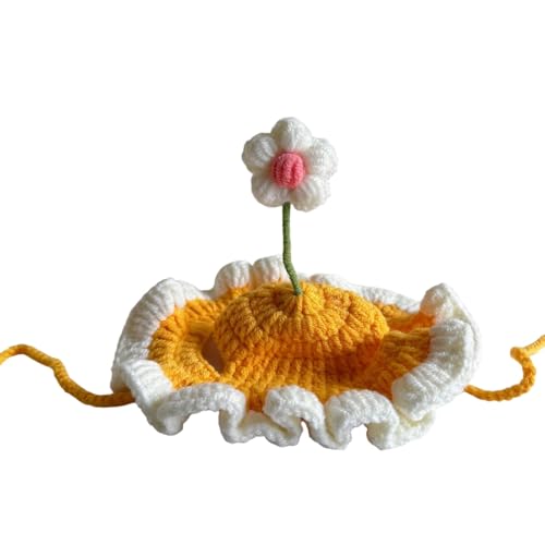 Dekorative Haustierhut Hund Katzen Kopfbedeckung Geburtstag Kostüm Gehäkelte Gestrickte Blumenhund Weihnachtshut Haustier Party Dekorative Haustierhut Hund Katzen Kopfbedeckung Geburtstag Kostüm Gehäkelte Gestrickte Blumenhund Weihnachtshut Haustier Party von omiinitio