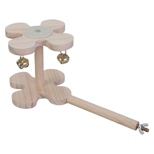 Hölzerner Vogel Stehplatte Spielzeug Mit Glocken Für Sittiche Cockatiels Conures Brudeln Easy Installation Entertainment Toy Hölzerner Vogel Stehplatte Spielzeug Mit Glocken Für Sittiche Cockatiels Conures Brudeln Easy Installation Entertainment Toy von omiinitio