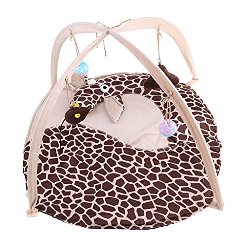 omiinitio Katzenzeltaktivitätszentrum Mit Katzenspielzeugmäuse Giraffe Form Matte Faltbares Bett Zelt Kätzchen Matte Haustier Spielzeugkiste omiinitio Katzenzeltaktivitätszentrum Mit Katzenspielzeugmäuse Giraffe Form Matte Faltbares Bett Zelt Kätzchen Matte Haustier Spielzeugkiste von omiinitio