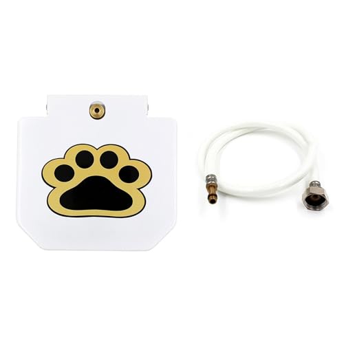 Treten Sie Auf Pet Water Dispenser Außenpfoten Aktivierter Hund Trinkbrunnen Mit Edelstähnen Panal Und Nicht Slip Boden Treten Sie Auf Pet Water Dispenser Außenpfoten Aktivierter Hund Trinkbrunnen Mit Edelstähnen Panal Und Nicht Slip Boden von omiinitio