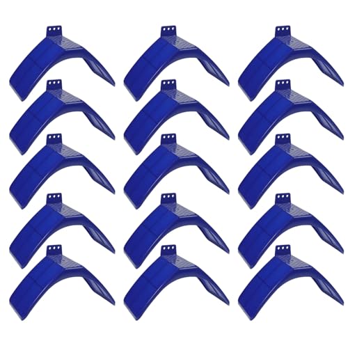 omiinitio 15pcs Plastomer Blue Birds Tauben Rastständer Rahmenwohnungen Liefern Rahmen Für Vögel Innenbereich Oder Freien von omiinitio