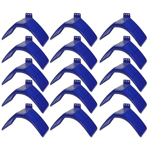 omiinitio 15pcs Plastomer Blue Birds Tauben Rastständer Rahmenwohnungen Liefern Rahmen Für Vögel Innenbereich Oder Freien von omiinitio