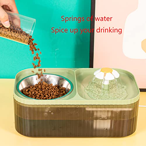 omiinitio Automatische Katzenwasserbrunnen Filter Katzen Fütterung Schüssel Haustier Schüssel von omiinitio