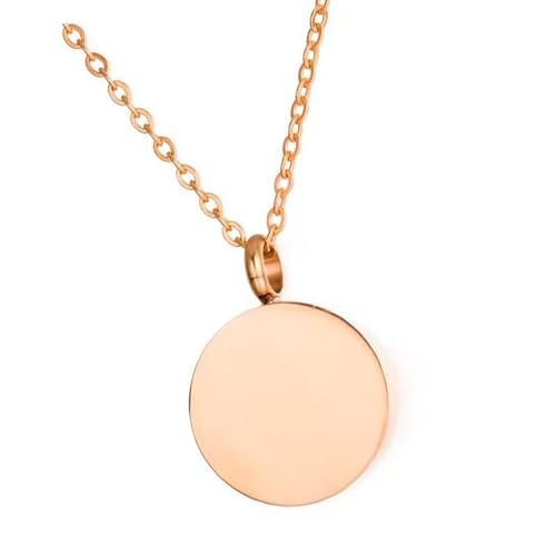 omiinitio Einfache Memorial Pet Ashes Lackierkette Mit Rostfreien Stählen Und Runden Anhängerdesigns Für Den Alltag Pet Urn Anhänger omiinitio Einfache Memorial Pet Ashes Lackierkette Mit Rostfreien Stählen Und Runden Anhängerdesigns Für Den Alltag Pet Urn Anhänger von omiinitio