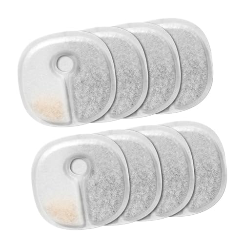 omiinitio Katzen Wasserbrunnenfilter Mehrschichtiger Aktiver Kohlenstoffersatzfilter Für PET Trinksicherheit Effizienter Filtration PET Wasserfilter von omiinitio