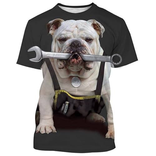 Hundeliebhaber T-Shirt 3D Digitale Neuheit T-Shirts Niedlicher Hund Kurzarm T-Shirt Lässige Kurzarm-T-Shirts Tops Hundeliebhaber T-Shirt 3D Digitale Neuheit T-Shirts Niedlicher Hund Kurzarm T-Shirt Lässige Kurzarm-T-Shirts Tops von oneforus