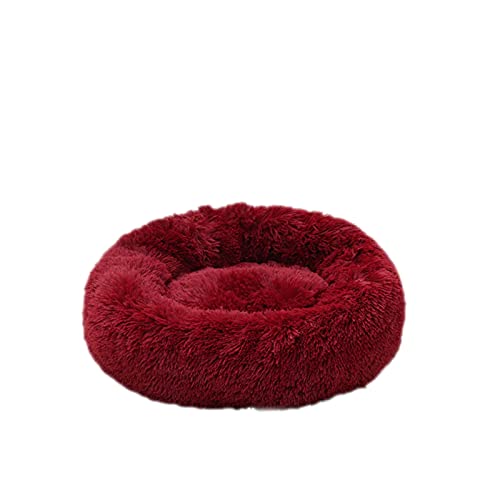 oneforus Weiches und waschbares Flauschiges Plüschtierbett rundes Nest Beruhigendes Hundebett für Katzen und Hunde oneforus Weiches und waschbares Flauschiges Plüschtierbett rundes Nest Beruhigendes Hundebett für Katzen und Hunde von oneforus