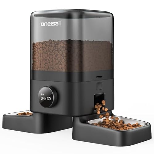 oneisall 5L Futterautomat Katze 2 Näpfe PF09DAE von oneisall