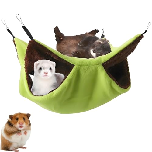 oooaooo Meerschweinchen Hängematte, Meerschweinchen Zubehoer, Kaninchen Zubehör, Schön und Langlebig Geeignet für Hamster Kaninchen oder Andere Kleine Tiere oooaooo Meerschweinchen Hängematte, Meerschweinchen Zubehoer, Kaninchen Zubehör, Schön und Langlebig Geeignet für Hamster Kaninchen oder Andere Kleine Tiere von oooaooo