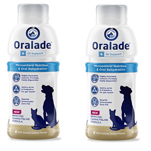 Oralade GI Support schmackhafte Lösung für Hunde und Katzen - Doppelpack - 2 x 500 ml von oralade