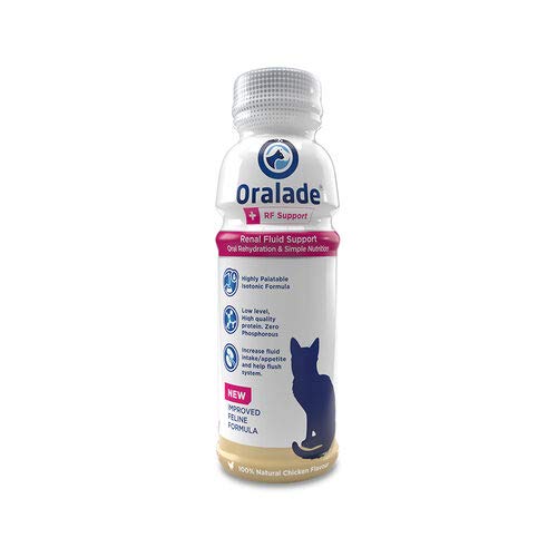 oralade Advanced RF+ Katze | 6 x 330 ml | Ergänzungsfuttermittel für Katzen | Zur Unterstützung bei Nierenerkrankungen | Enthält wichtige Elektrolyte, Flüssigkeiten und Aminosäuren von oralade