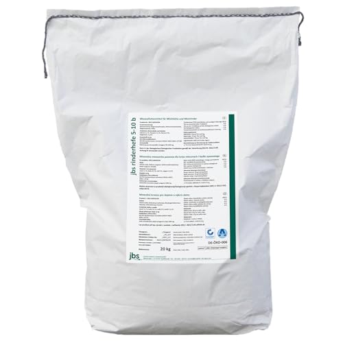 JBS Rinderhefe 5/10 B – Lebendhefe mit B-Vitaminen & 5 × 10¹⁰ KBE/g für Milchkühe & Rinder | Fördert Pansenflora, Appetit & Leberstoffwechsel | Saccharomyces cerevisiae | 20 kg Sack von orgacell sc
