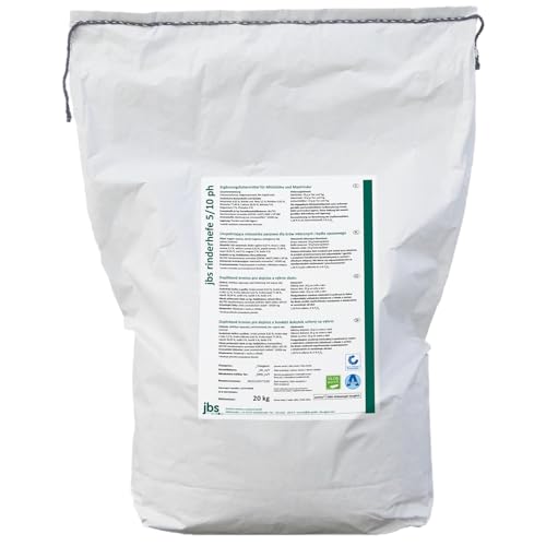 JBS Rinderhefe 5/10 pH – Lebendhefe mit 5 × 10¹⁰ KBE/g zur Pansenstabilisierung | Für Milchkühe, Kälber & Mastrinder | Mit Saccharomyces cerevisiae | Futteraufnahme & Leistung verbessern | 20 kg Sack von orgacell sc