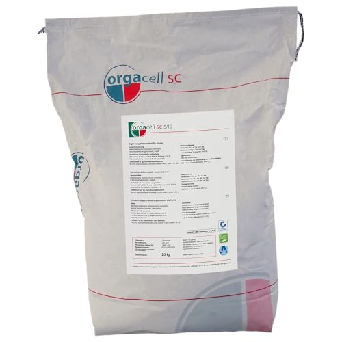 orgacell sc Lebendhefe 5/10 – Rinderhefe mit 2 × 10¹² KBE Saccharomyces cerevisiae | Für Pansenstabilität & Futteraufnahme | 20 kg Sack | 10–20 g pro Tag | Stabilisiert pH-Wert & steigert Milchleistun von orgacell sc