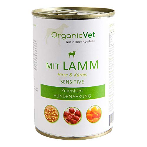 DOSENNAHRUNG Sensitive Lamm f.Hunde 400 g von organicVet GmbH