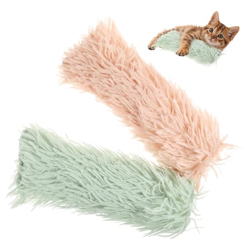 Oruola 2 Stück Katzenminze Kissen - Weich Widerstandsfähig Interaktives Spielzeug Mit Crinkle Sound für Indoor-Katzen - Fördert Kätzchen Bewegung und Kauen Oruola 2 Stück Katzenminze Kissen - Weich Widerstandsfähig Interaktives Spielzeug Mit Crinkle Sound für Indoor-Katzen - Fördert Kätzchen Bewegung und Kauen von oruola