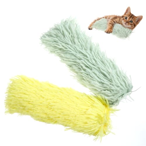 oruola 2 Stück Katzenspielzeug Katzenminze,Interaktiven Baldriankissen für Katzen,Katzenminze Kissen für interaktiven Spaß,Grün & Orange Catnip Spielzeug,Katzenspielzeug Kissen Katzenminzes oruola 2 Stück Katzenspielzeug Katzenminze,Interaktiven Baldriankissen für Katzen,Katzenminze Kissen für interaktiven Spaß,Grün & Orange Catnip Spielzeug,Katzenspielzeug Kissen Katzenminzes von oruola