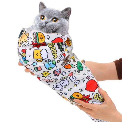 oruola Cat Wrap Blanket,Katzenpflegetuch,54x54 cm Katzen Wickeltuch,Cat Grooming Wrap für Krallenschneiden und Beruhigung,Kratzfest Anti-Escape Cats Wrapping Cloth,Catwrap Anti Bite oruola Cat Wrap Blanket,Katzenpflegetuch,54x54 cm Katzen Wickeltuch,Cat Grooming Wrap für Krallenschneiden und Beruhigung,Kratzfest Anti-Escape Cats Wrapping Cloth,Catwrap Anti Bite von oruola