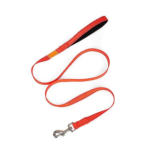 osiuujkw Hundeleine Starke Nylonleine mit gepolstertem Griff Komfortables Geschirrseil für Hunde Pet Flinker Zug Outdoor Yard, Orange osiuujkw Hundeleine Starke Nylonleine mit gepolstertem Griff Komfortables Geschirrseil für Hunde Pet Flinker Zug Outdoor Yard, Orange von osiuujkw