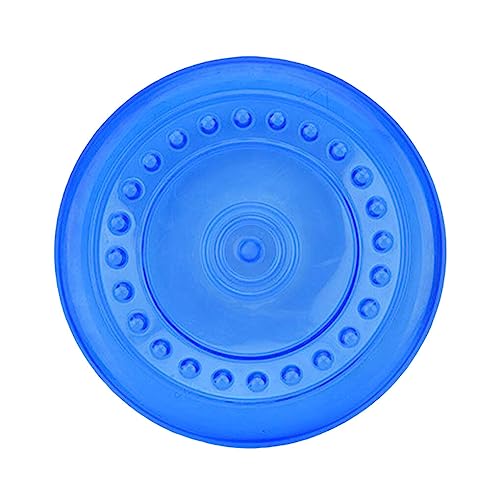 osiuujkw Pet Toy Interactive Hinterhof Rasen Game Play Training Bissfeste Flying Disk Sportspielzeug Spielzeug Haustierbedarf, Blau, S osiuujkw Pet Toy Interactive Hinterhof Rasen Game Play Training Bissfeste Flying Disk Sportspielzeug Spielzeug Haustierbedarf, Blau, S von osiuujkw
