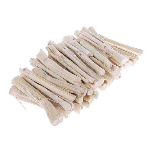 osiuujkw Umweltfreundliche Zahnbehandlung, Backenzahn Kauspielzeug, gesundes und sicheres, süßes Bambusstäbchen, Bambus Kaninchen Kauspielzeug von osiuujkw