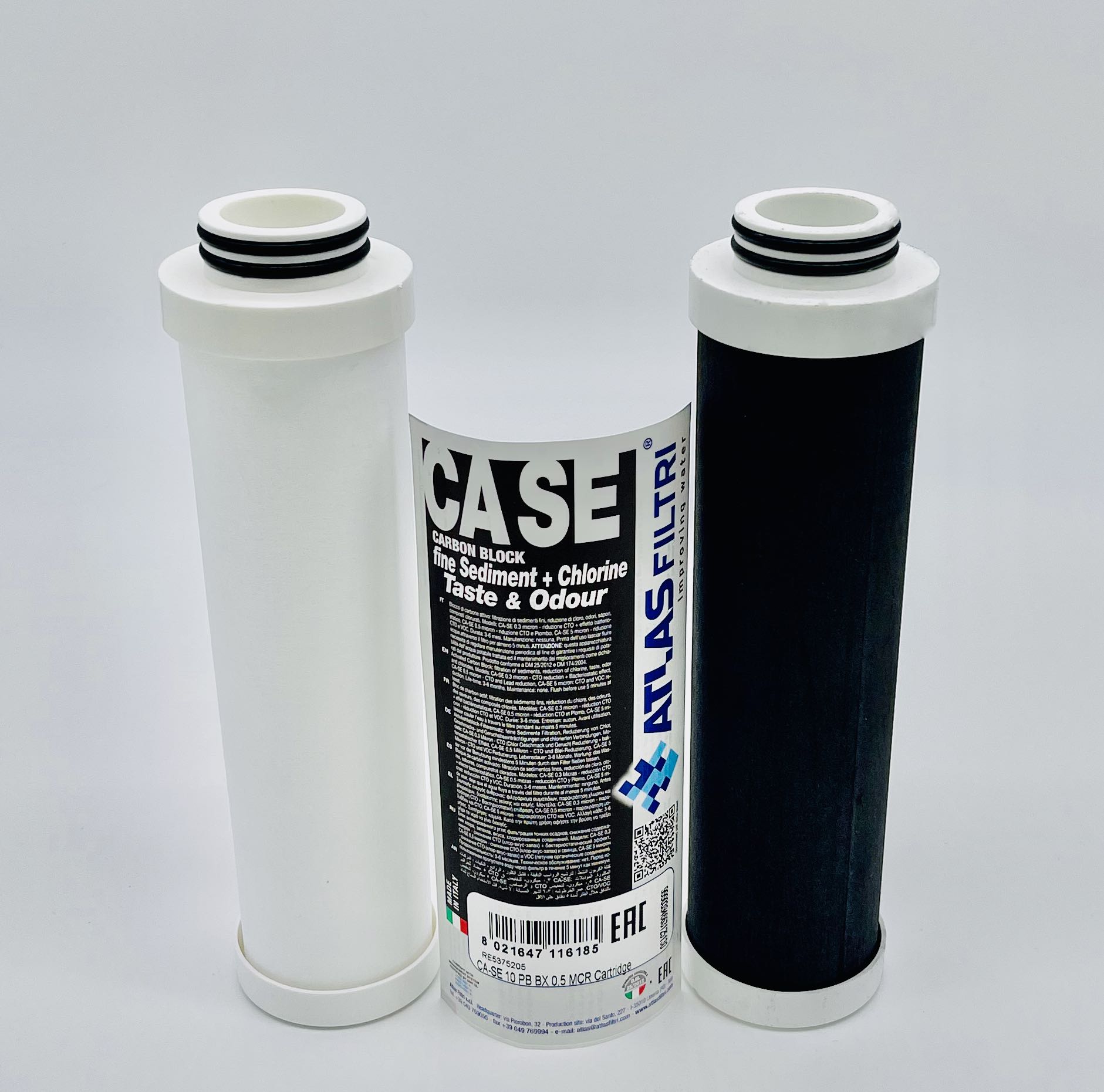 Ersatzfilterset für Atlas Filtri Kohleblockfilter BX von osmose