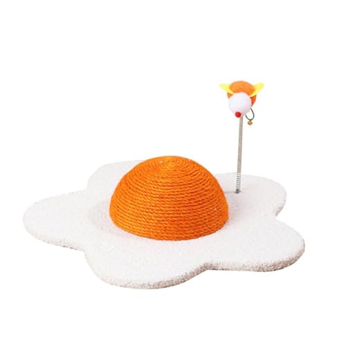 Cat Scratch Toy Cat Scratching Board Sisal CatToy Cat Interactive Toy Teaser Wand Spring CatToy CatTeaser Stick Cat Scratch Toy For Indoor Cat von oueyfer