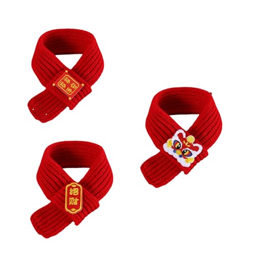 our fave 3 x Haustier-Schal für Hunde und Katzen, chinesisches Schlangenjahr, Festival, warmes Strickhalsband, Schal für kaltes Wetter our fave 3 x Haustier-Schal für Hunde und Katzen, chinesisches Schlangenjahr, Festival, warmes Strickhalsband, Schal für kaltes Wetter von our fave
