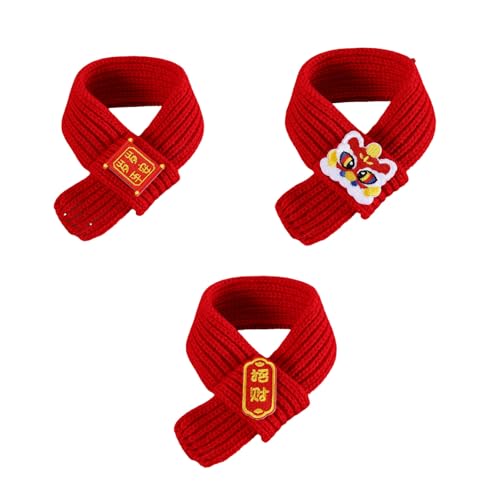 our fave 3 x Haustier-Schal für Hunde und Katzen, chinesisches Schlangenjahr, Festival, warmes Strickhalsband, Schal für kaltes Wetter our fave 3 x Haustier-Schal für Hunde und Katzen, chinesisches Schlangenjahr, Festival, warmes Strickhalsband, Schal für kaltes Wetter von our fave