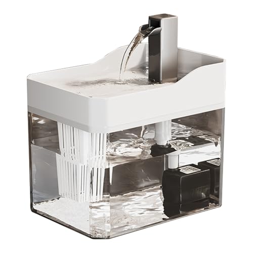 our fave Katzen Wasserbrunnen Automatischer Hunde Haustier Trinkstumm Wasserspender Große Kapazität Leise Automatischer Brunnen von our fave