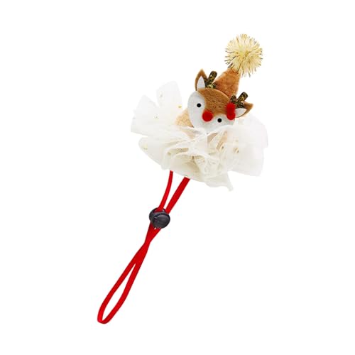 our fave Weihnachts-Kopfbedeckung für Haustiere, Weihnachtsdekoration, Rentier, Schneeflocken, Weihnachtsmann, Hunde-Kopfbedeckung, Foto-Requisiten von our fave