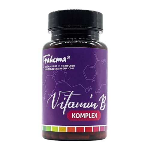 Vitamin B Komplex für Hunde & Katzen, 150 Kapseln, mit B1, B2, B3, B5, B6, B9, B12 Vitamin B Komplex für Hunde & Katzen, 150 Kapseln, mit B1, B2, B3, B5, B6, B9, B12 von pahema