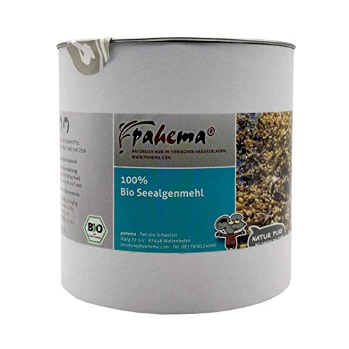 pahema Bio Ascophyllum Nodosum - Bio Seealgenmehl für Hunde - 100% Natur (1000 g) von pahema