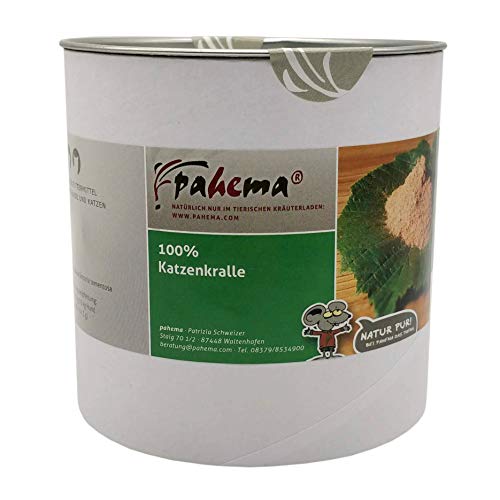 pahema Katzenkralle gemahlen - für Hunde und Katzen - 100% Natur (200 g) von pahema