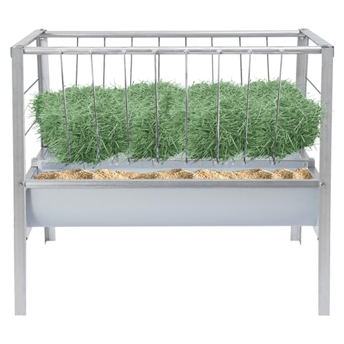 2 In 1 Heufutterautomat Viehfutterautomat Für Ziegen Schafe Pferde Mit 200 l Kapazität 100x66x85 cm Große Futterschale Aus Eisen Farbstahl Für Stall Weide Tierfütterung 2 In 1 Heufutterautomat Viehfutterautomat Für Ziegen Schafe Pferde Mit 200 l Kapazität 100x66x85 cm Große Futterschale Aus Eisen Farbstahl Für Stall Weide Tierfütterung von panfudongk