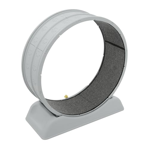 panfudongk Laufrad Rad Übungsrad Roller Wheel Catwheel Laufrolle für Katzen Zuhause 80 cm Durchmesser 10 kg Tragfähigkeit Leise Sicherer Laufkomfort (Grau) von panfudongk
