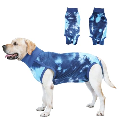 pangdi Erholungsanzug für Hunde nach Operationen, Spay-Anzug, weibliche Spay & männliche Kaster, Hunde-Einteiler, Körperanzüge für postoperative Bauchwunden und Hauterkrankungen, Blau, XL pangdi Erholungsanzug für Hunde nach Operationen, Spay-Anzug, weibliche Spay & männliche Kaster, Hunde-Einteiler, Körperanzüge für postoperative Bauchwunden und Hauterkrankungen, Blau, XL von pangdi