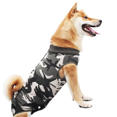 pangdi Genesungsanzug für Hunde, Chirurgieanzug, weiblich, kastriert, für Herren, Kastanie, Einteiler, Camo, Größe S pangdi Genesungsanzug für Hunde, Chirurgieanzug, weiblich, kastriert, für Herren, Kastanie, Einteiler, Camo, Größe S von pangdi
