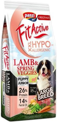 FitActive Originals - Puppy/junior - Hypoallergenes Hundefutter für Junge Hunde bis zu 1 Jahr - für alle mittelgroßen bis großen Hunderassen - 15kg FitActive Originals - Puppy/junior - Hypoallergenes Hundefutter für Junge Hunde bis zu 1 Jahr - für alle mittelgroßen bis großen Hunderassen - 15kg von panzi pet Fit Active Burstin' out