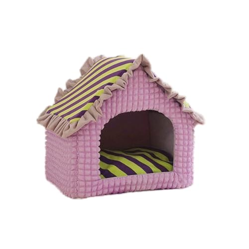 Wooligan Nettes Katzenhaus, Katzenhaus, geschlossene Katzenhöhle/Hundehaus mit Füllung PP Baumwolle, warme Höhlennest Schlafbett Welpenhaus für Katzen und kleine Hunde Wooligan Nettes Katzenhaus, Katzenhaus, geschlossene Katzenhöhle/Hundehaus mit Füllung PP Baumwolle, warme Höhlennest Schlafbett Welpenhaus für Katzen und kleine Hunde von papahug