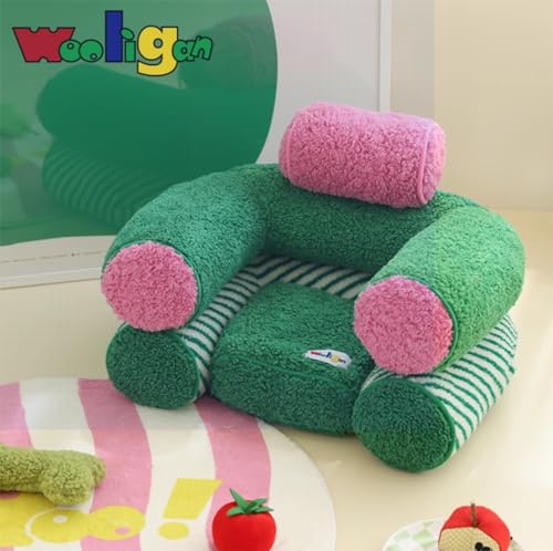 papahug Couch-Bett mit Armlehne für Haustiere, waschbare Katzenbetten Welpen Schlafbett Plüsch für mittlere kleine Hunde und Katzen bis zu 25 Pfund, Hundebetten, Fluffy Cat Couch papahug Couch-Bett mit Armlehne für Haustiere, waschbare Katzenbetten Welpen Schlafbett Plüsch für mittlere kleine Hunde und Katzen bis zu 25 Pfund, Hundebetten, Fluffy Cat Couch von papahug