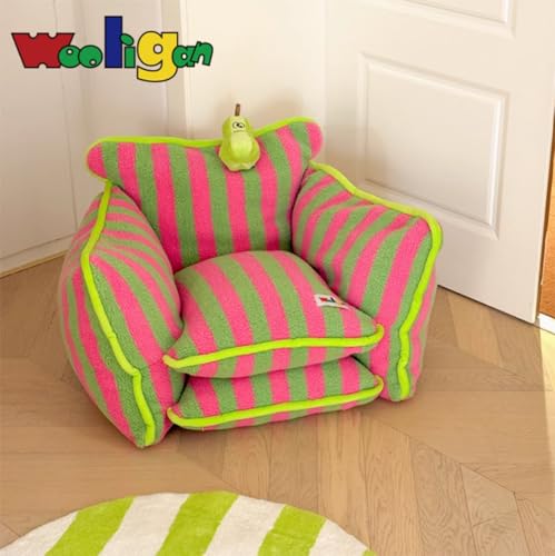 papahug Couch-Bett mit Armlehne für Haustiere, waschbare Katzenbetten Welpen Schlafbett Plüsch für mittlere kleine Hunde und Katzen bis zu 25 Pfund, Hundebetten, Fluffy Cat Couch papahug Couch-Bett mit Armlehne für Haustiere, waschbare Katzenbetten Welpen Schlafbett Plüsch für mittlere kleine Hunde und Katzen bis zu 25 Pfund, Hundebetten, Fluffy Cat Couch von papahug