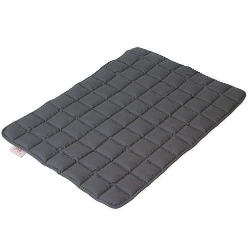 paw & pillow Hundematte für Auto, Indoor & Outdoor - Hundedecke Kratz und Kochfest bis 95° Grad, Größe L - Liegefläche 70x100 cm in Hellgrau Made in Germany paw & pillow Hundematte für Auto, Indoor & Outdoor - Hundedecke Kratz und Kochfest bis 95° Grad, Größe L - Liegefläche 70x100 cm in Hellgrau Made in Germany von paw & pillow