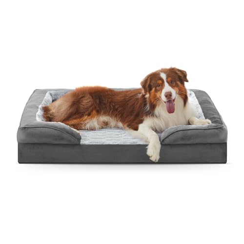 pawk Orthopädisches Hundebett Großes Hunde, Großes waschbares Hundebetten mit Wabenstruktur und abnehmbarem wasserdichte Fütterung Schaumstoff hundebett orthopädisch Grau, 89x64x17 cm pawk Orthopädisches Hundebett Großes Hunde, Großes waschbares Hundebetten mit Wabenstruktur und abnehmbarem wasserdichte Fütterung Schaumstoff hundebett orthopädisch Grau, 89x64x17 cm von pawk