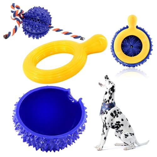 pawstrip Hunde-Kauspielzeug für aggressive Kauer, interaktives Hundespielzeug, Gummi-Hundespielzeug, Puzzle, Hundenapf, langsames Fressen, Matte, langlebiges Seilball, Hundetrainingsspielzeug, 3 Stück pawstrip Hunde-Kauspielzeug für aggressive Kauer, interaktives Hundespielzeug, Gummi-Hundespielzeug, Puzzle, Hundenapf, langsames Fressen, Matte, langlebiges Seilball, Hundetrainingsspielzeug, 3 Stück von pawstrip