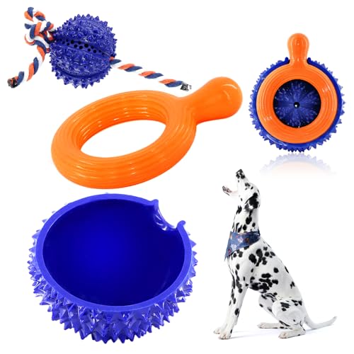 pawstrip Hunde-Kauspielzeug für aggressive Kauer, interaktives Hundespielzeug, Gummi-Hundespielzeug, Puzzle, Hundenapf, langsames Fressen, Matte, langlebiges Seilball, Hundetrainingsspielzeug, 3 Stück pawstrip Hunde-Kauspielzeug für aggressive Kauer, interaktives Hundespielzeug, Gummi-Hundespielzeug, Puzzle, Hundenapf, langsames Fressen, Matte, langlebiges Seilball, Hundetrainingsspielzeug, 3 Stück von pawstrip